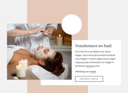 Transformeer Uw Huid - Eenvoudig Websitesjabloon