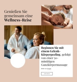 Genießen Sie Gemeinsam Eine Wellnessreise - Funktionaler Website-Builder