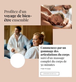 Profitez D'Un Voyage De Bien-Être Ensemble – Modèle De Site Web HTML