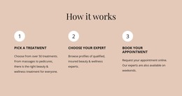 An award winning salon - CSS Template by Nicepage