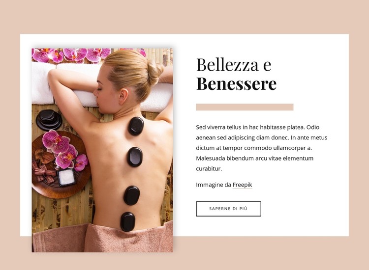 L'ultima bioinnovazione per il benessere spirituale Modello CSS