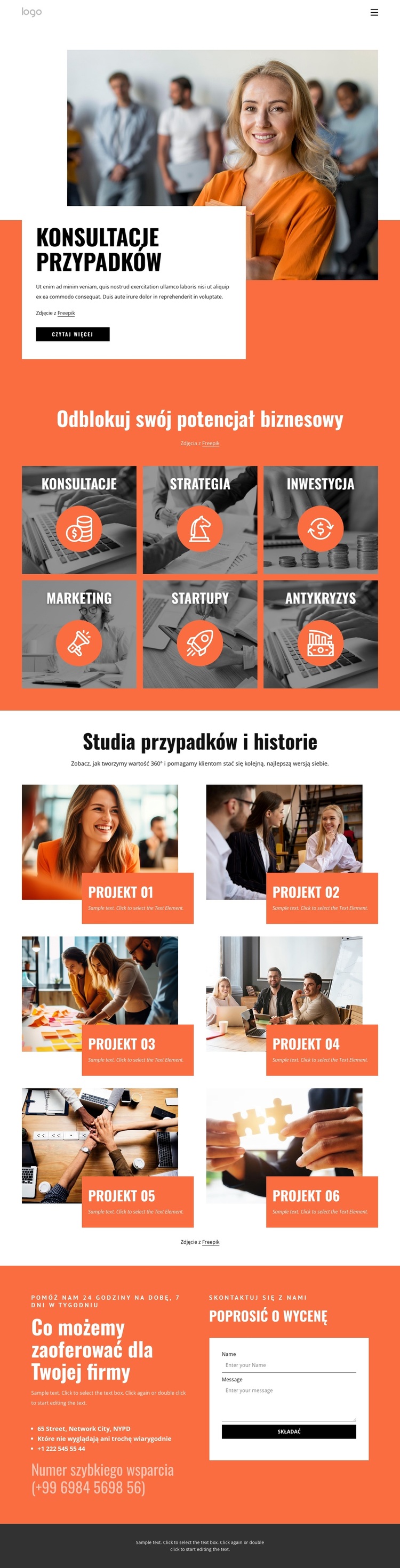 Historie sukcesu klientów Motyw WordPress