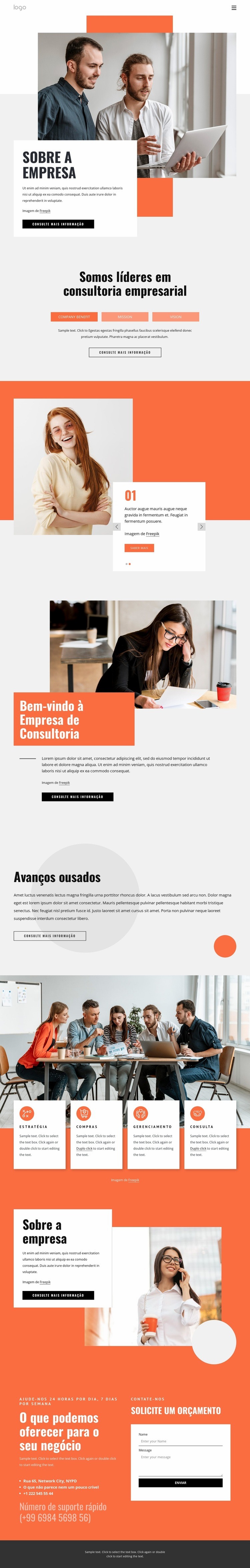 Sonhos em movimento Design do site