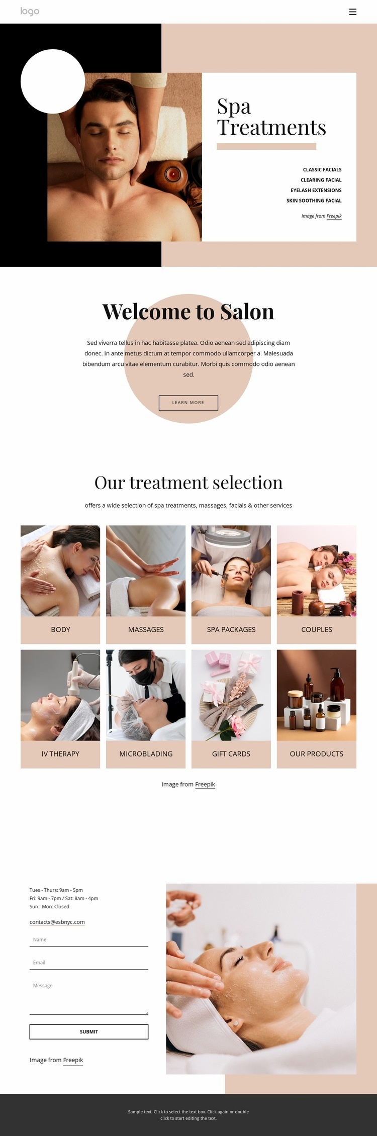 The perfect place to escape your everyday routine Squarespace Template Alternative