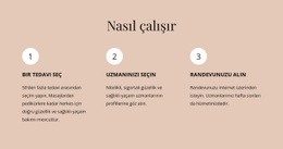 Ödüllü Bir Salon Portföy Web Sitesi Şablonları