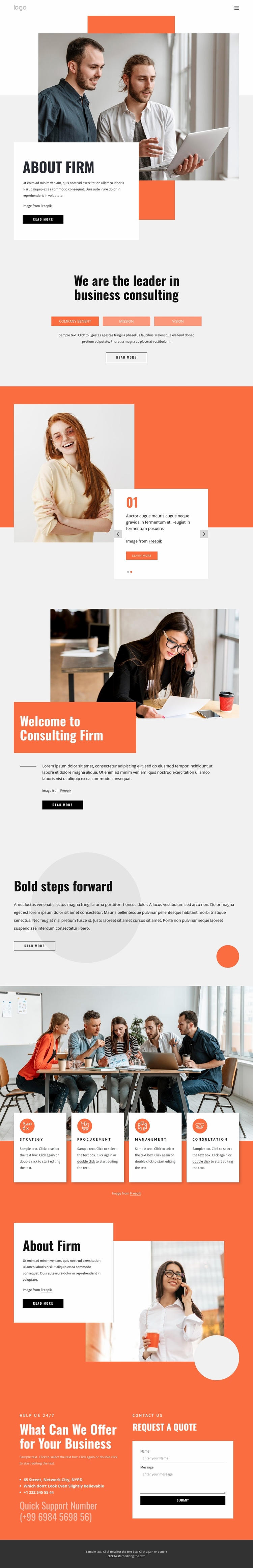 Dreams in motion Landing Page