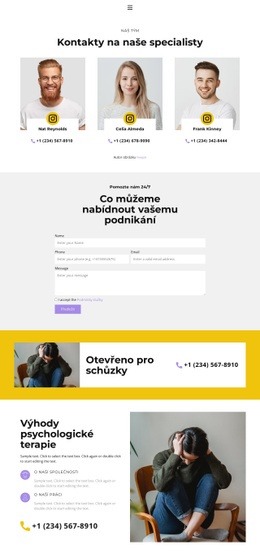 Zdarma CSS Pro Naši Psychologové