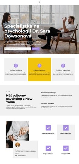 Škola Psychologie – Stažení Šablony HTML