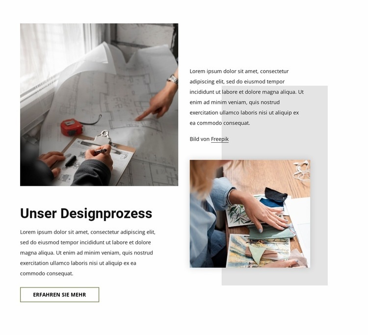 Gestalten Sie mit uns Ihr Traumhaus Website design