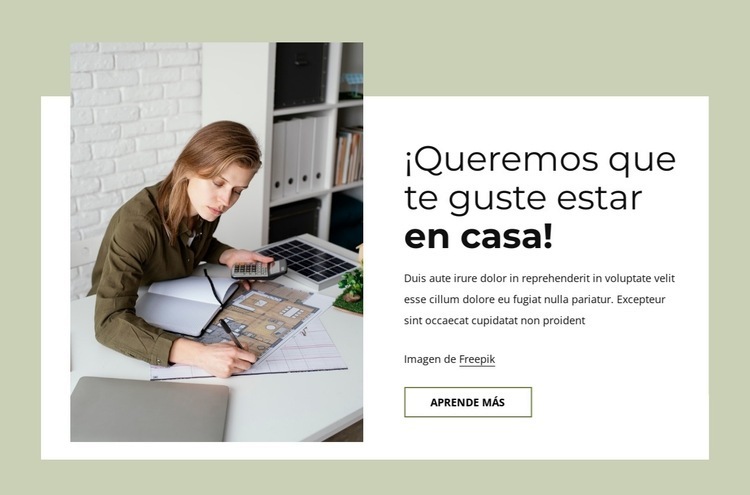 Creando espacios personalizados Diseño de páginas web