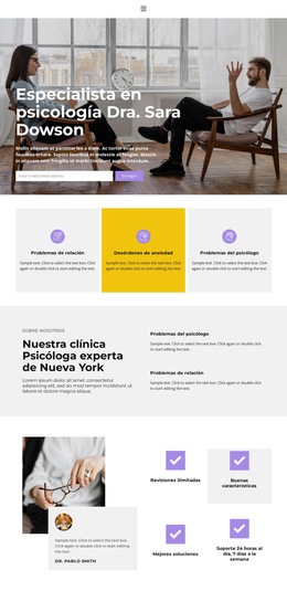 Escuela De Psicologia - Plantilla De Diseño De Sitio Web