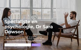 Spécialiste En Psychologie Modèle De Site Web Html