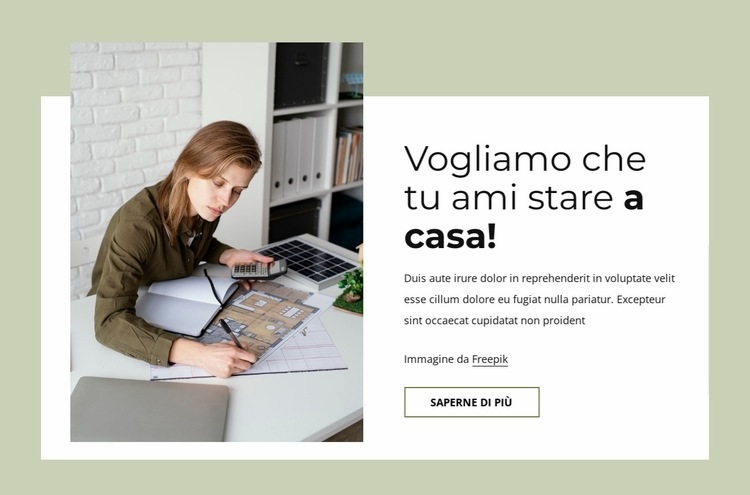 Creazione di spazi personalizzati Progettazione di siti web