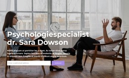 Psychologiespecialist - HTML-Paginasjabloon