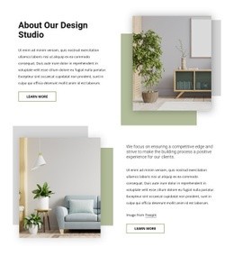 We Create Customized Interior Design Psd Templates