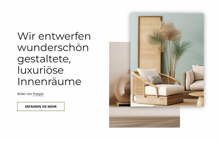 Unser Designprozess Landing Page