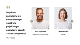 Blok Zespołu Z Suwakiem I Referencjami #Wordpress-Themes-Pl-Seo-One-Item-Suffix