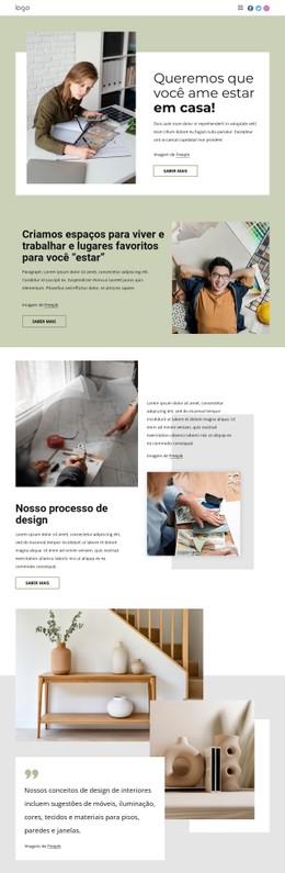 Projetos De Interiores Personalizados Modelo CSS