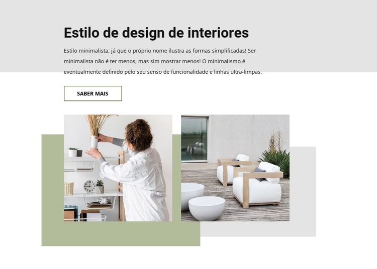 Do conceito à realidade Modelo de site