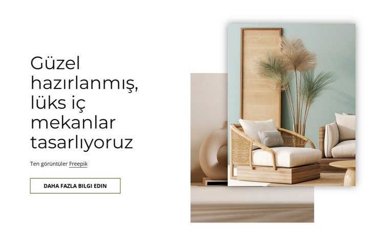 Tasarım sürecimiz Web Sitesi Mockup'ı