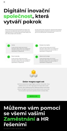 Nový Inovativní Vývoj – Nejlepší Návrh Šablony Webu