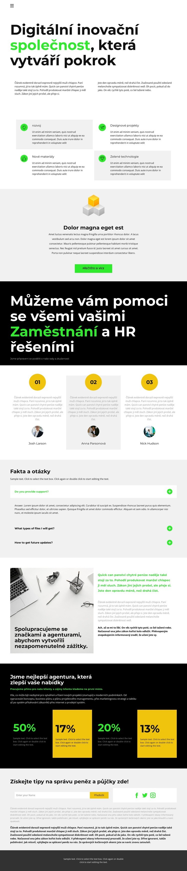 Nový inovativní vývoj Téma WordPress