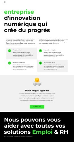 Nouveaux Développements Innovants - Créateur De Site Web Simple