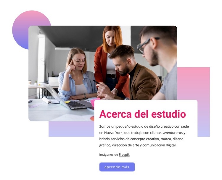 Somos una agencia de diseño web de servicio completo. Creador de sitios web HTML