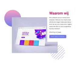 Wij Zijn Een Bekroonde Ontwerpstudio Pagina-Scroll