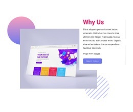 We Are An Award Winning Design Studio One Page Html