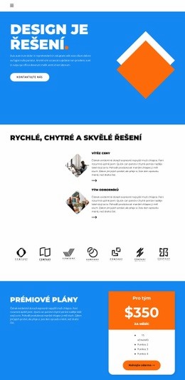 Design Je Součástí Podnikání – Bezplatné Šablony Motivů Html5