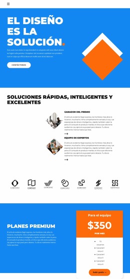 El Diseño Es Parte Del Negocio.: Plantilla Joomla Multipropósito