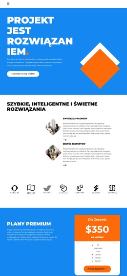 Projektowanie Jest Częścią Biznesu - Prosty Motyw WordPress