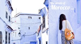 The Secret Of Morocco Simple CSS Template