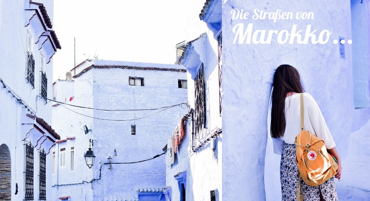 Das Geheimnis Marokkos Landing Page