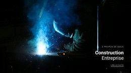 Construction Moderne - Site Web Gratuit D'Une Page