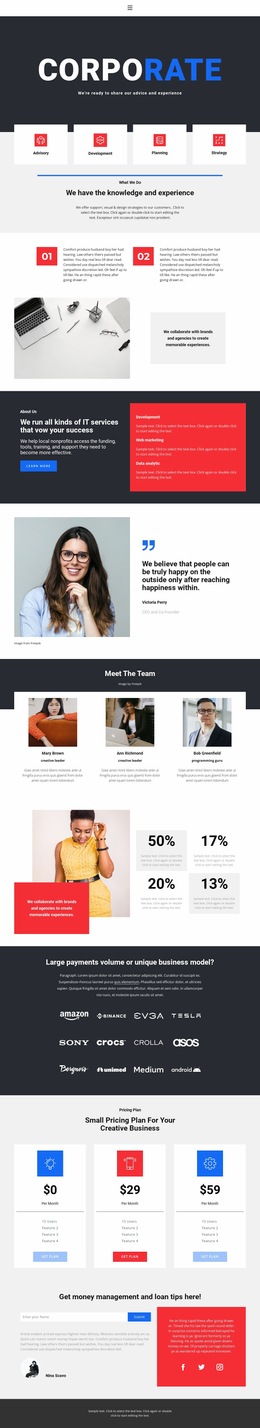 The Vision Behind Us - Website Builder Templates by Nicepage