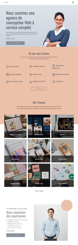 Développement De Sites Web D'Experts - Modèle De Site Web Réactif