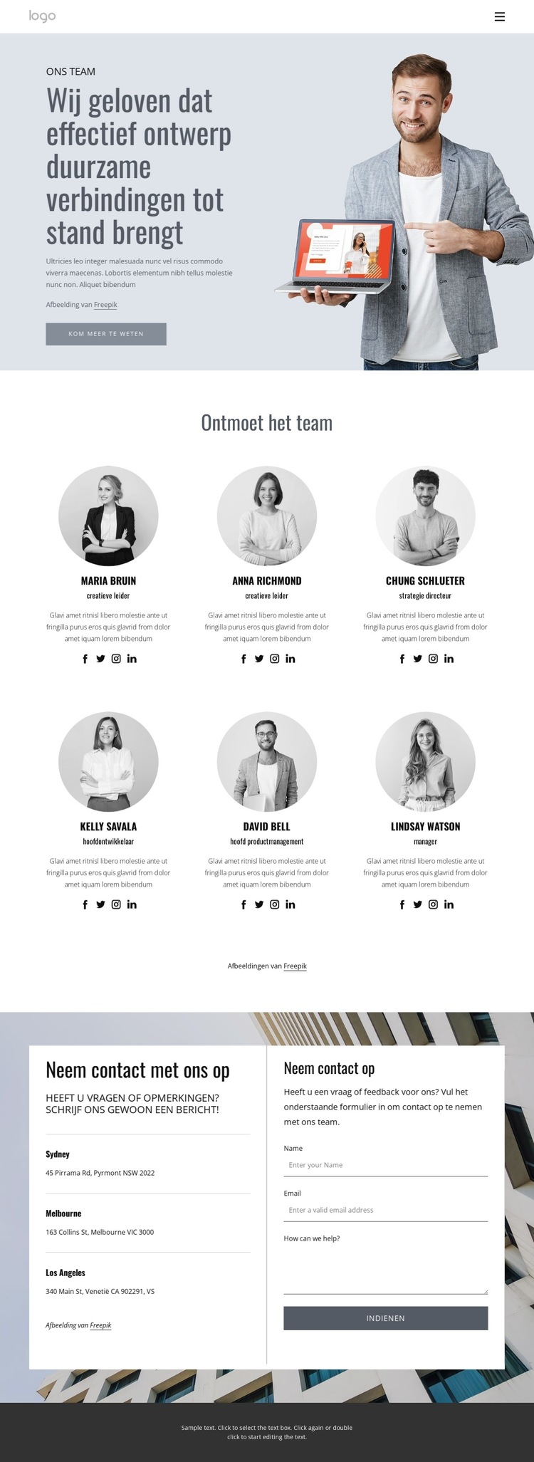 Webdesign-experts Website sjabloon