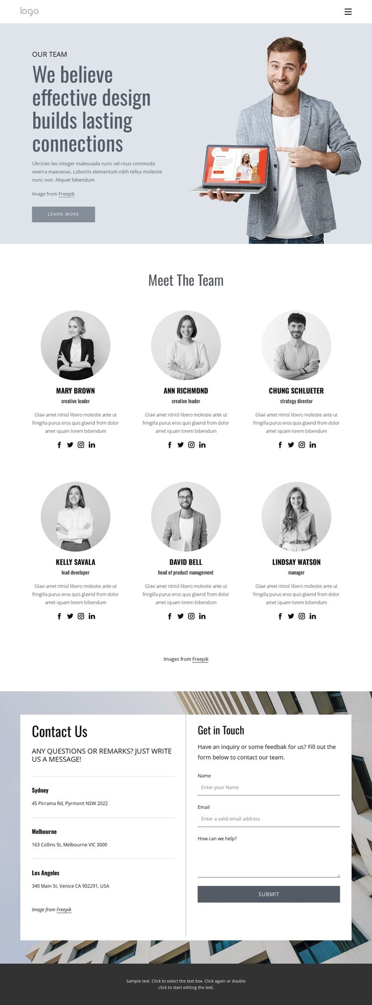 Web design experts Webflow Template Alternative