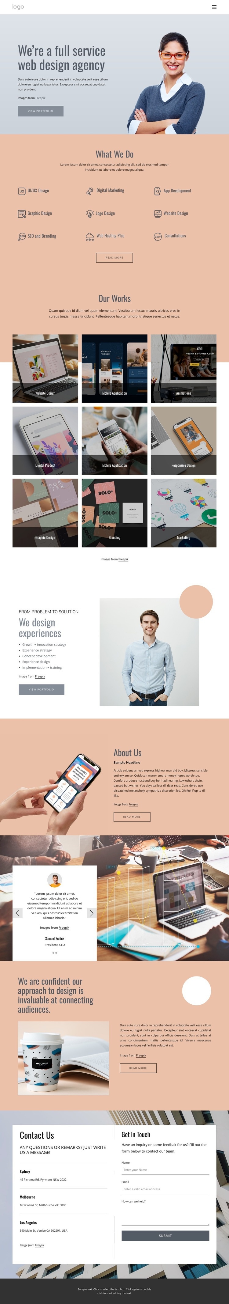 Expert website development Webflow Template Alternative