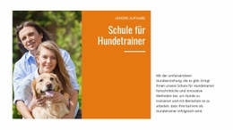 Unsere Hundeschule - HTML5-Seitenvorlage