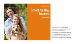 Our Dog Training School - Multi-Purpose Html Code