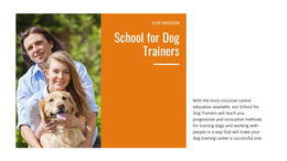 Onze Hondenschool - HTML-Sjabloon Downloaden