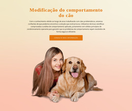 Treinamento De Obediência De Cães - Modelos De Temas HTML5 Gratuitos