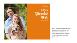 Köpek Eğitim Okulumuz - HTML Sayfası Şablonu