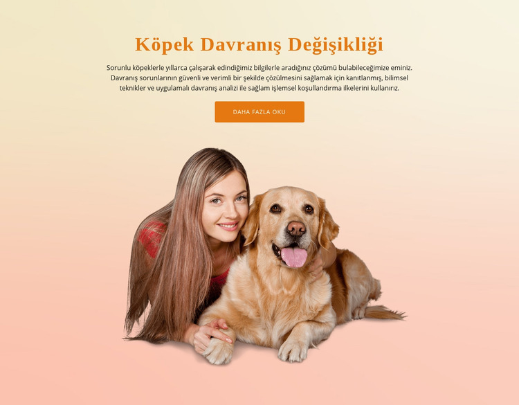 Köpek itaat eğitimi Joomla Şablonu