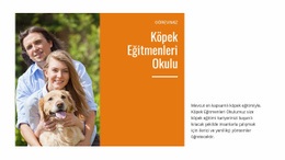 Köpek Eğitim Okulumuz - Basit Tasarım