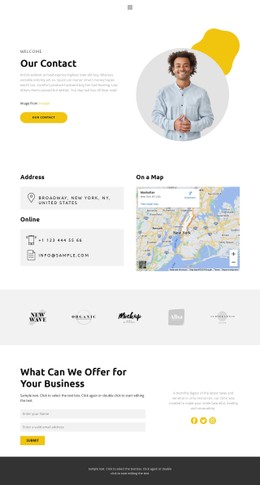 Map CSS Templates | Nicepage