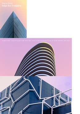 Galerie Mit Farbarchitektur – Vorlage Für Website-Builder